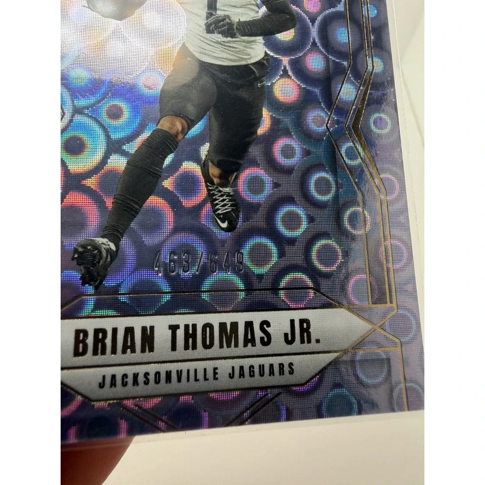 2025 Panini Donruss Elite - Brian Thomas Jr. #27 Lavender Pyramids 463/649‎